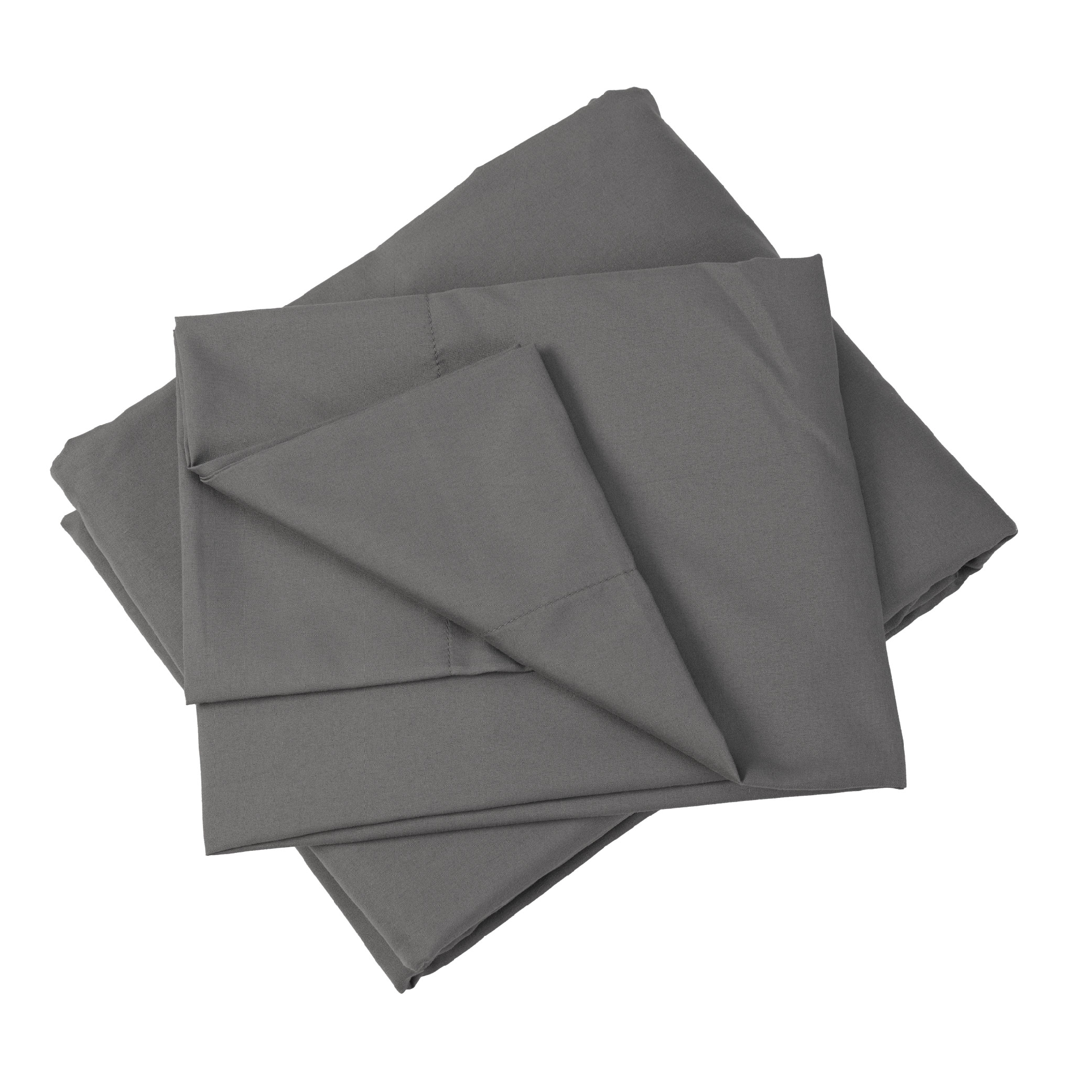 Bedding Twin Bed Sheets Set - 3 Piece Bedding - Brushed Microfiber - Shrinkage And Fade Resistant - Easy Care (Twin, Grey)_voghion.com